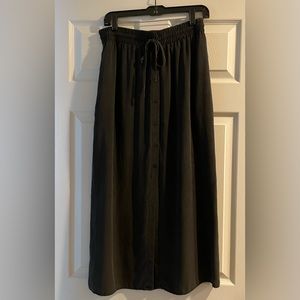 Cloth & Stone Tie Front Skirt Size Small